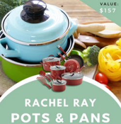 Rachael Ray Cookware Giveaway prize ilustration
