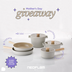 Neoflam Mothers Day Giveaway prize ilustration