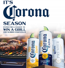 Corona Cans Grilling Summer Sweeps prize ilustration