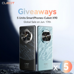 Cubot X90 Sweepstakes prize ilustration