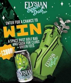 Space Dust IPA Golf Package Sweeps prize ilustration