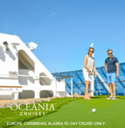 Oceania Cruises Sweepstakes prize ilustration