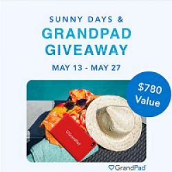 Sunny Days & GrandPad Giveaway prize ilustration