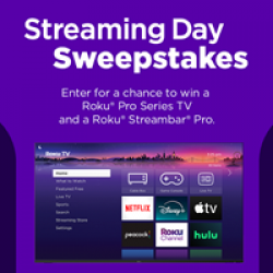 Roku Streaming Day Sweepstakes prize ilustration