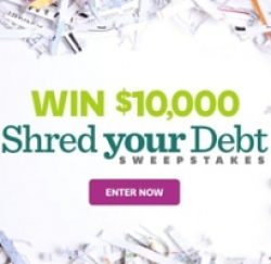 10 000 Shred Your Debt Sweepstakes