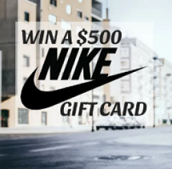 Sweepstakes | $500 Nike Gift Card Giveaway