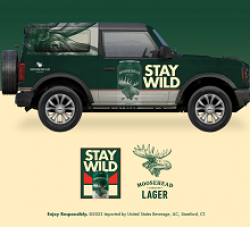 Moosehead Stay Wild Bronco Sweepstakes prize ilustration
