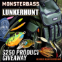 Win a Monsterbass Lunkerbait Giveaway in online sweepstakes