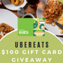 Win a $100 UberEats Giveaway in online sweepstakes