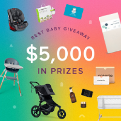 $5,000 Best Baby Givewaay prize ilustration