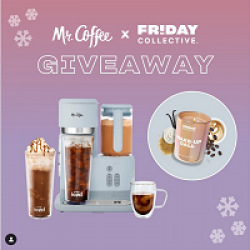 Mr. Coffee & Friday Collective Sweeps prize ilustration