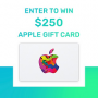 Win a $250 Apple Gift Card Giveaway in online sweepstakes