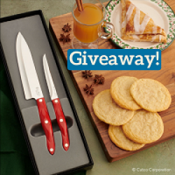 Cutco Home for the Holidays Giveaway prize ilustration