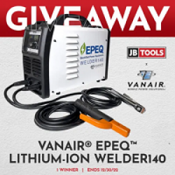 Vanair EPEQ Welder140 Sweepstakes prize ilustration