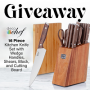 Win a Deco Chef Knife Block Set Giveaway in online sweepstakes