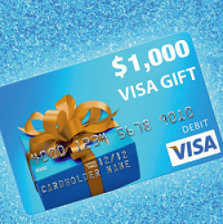 The Beat $1,000 VISA Sweepstakes prize ilustration