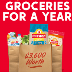 Groceries for a Year Giveaway prize ilustration