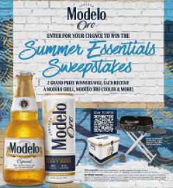 Modelo Oro Summer Essentials Sweeps prize ilustration