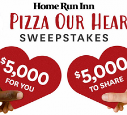 A Pizza Our Heart Sweepstakes prize ilustration