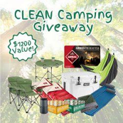 Clean Camping Giveaway prize ilustration