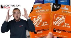 Contractor+ $1000 Gift Cards Giveaway prize ilustration