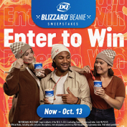 Dairy Queen Blizzard Beanie Sweeps prize ilustration