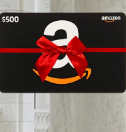$500 Amazon Giveaway prize ilustration