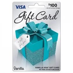 $100 Vanilla VISA Giveaway prize ilustration