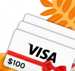 Gobble n Give Sweepstakes prize ilustration