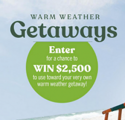 Warm Weather Getaways Giveaway prize ilustration