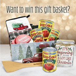 Red Gold Tomatoes Holiday Giveaway prize ilustration