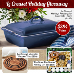 Le Creuset Holiday Giveaway prize ilustration