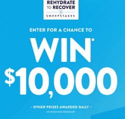 Rehydrate to Recover Sweeps & IWG prize ilustration