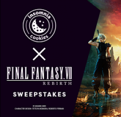 Final Fantasy VII Sweepstakes prize ilustration