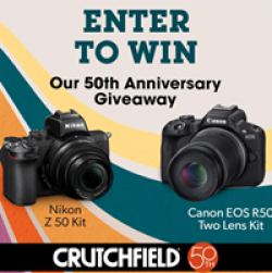Crutchfield 50th Anniversary Giveaway prize ilustration