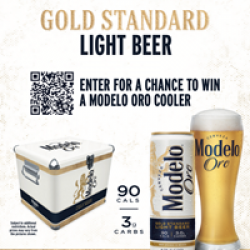 Modelo Oro Cooler Sweepstakes prize ilustration
