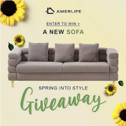 Spring Into Style Sofa Giveaway prize ilustration
