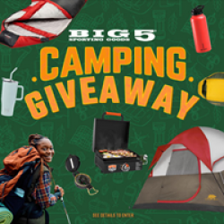 Big 5 Camping Giveaway prize ilustration
