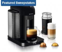 Nespresso Machine Sweepstake prize ilustration