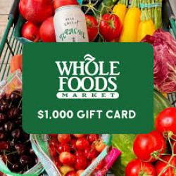 $1,000 Whole Foods Giveaway prize ilustration