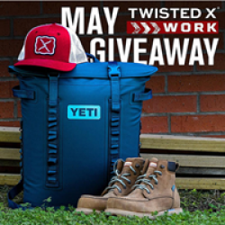 Twisted X May Sweepstakes prize ilustration