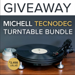 Michell Tecnodec Turntable Sweepstakes prize ilustration
