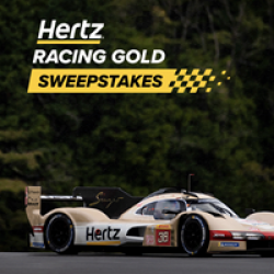 Hertz Racing Gold Sweepstakes prize ilustration