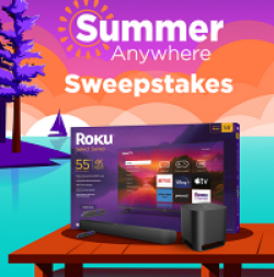 Roku Summer Anywhere Sweepstakes prize ilustration