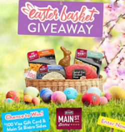 Main St Bistro Easter Basket Giveaway prize ilustration
