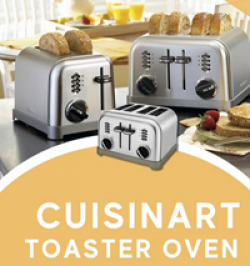 Cuisinart 4 Slice Toaster Oven Giveaway prize ilustration