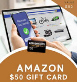 $50 Amazon Gift Card Giveaway prize ilustration