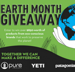 Pure Brewing Earth Month Sweepstakes prize ilustration