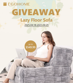 EgoHome Lazy Floor Sofa Giveaway prize ilustration