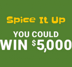 Valpak Spice it up $5,000 Sweepstakes prize ilustration